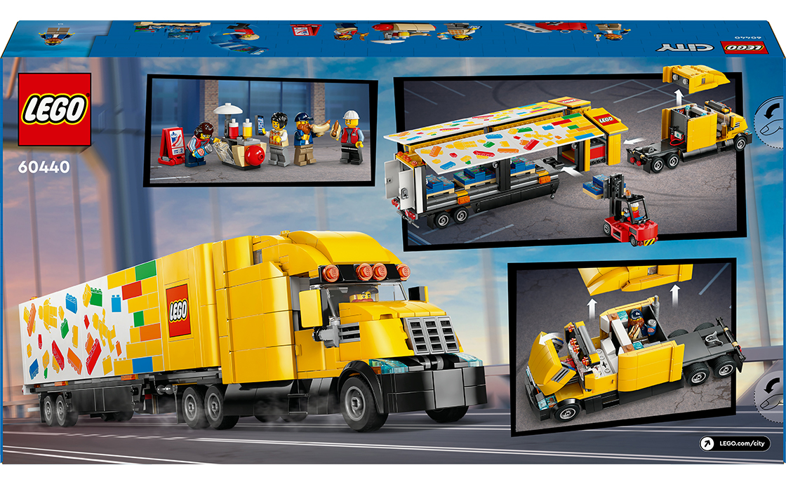 Конструктор LEGO City Жовта кур'єрська вантажівка (60440), фото №3 Конструктор LEGO City Жовта кур'єрська вантажівка (60440), фото №3