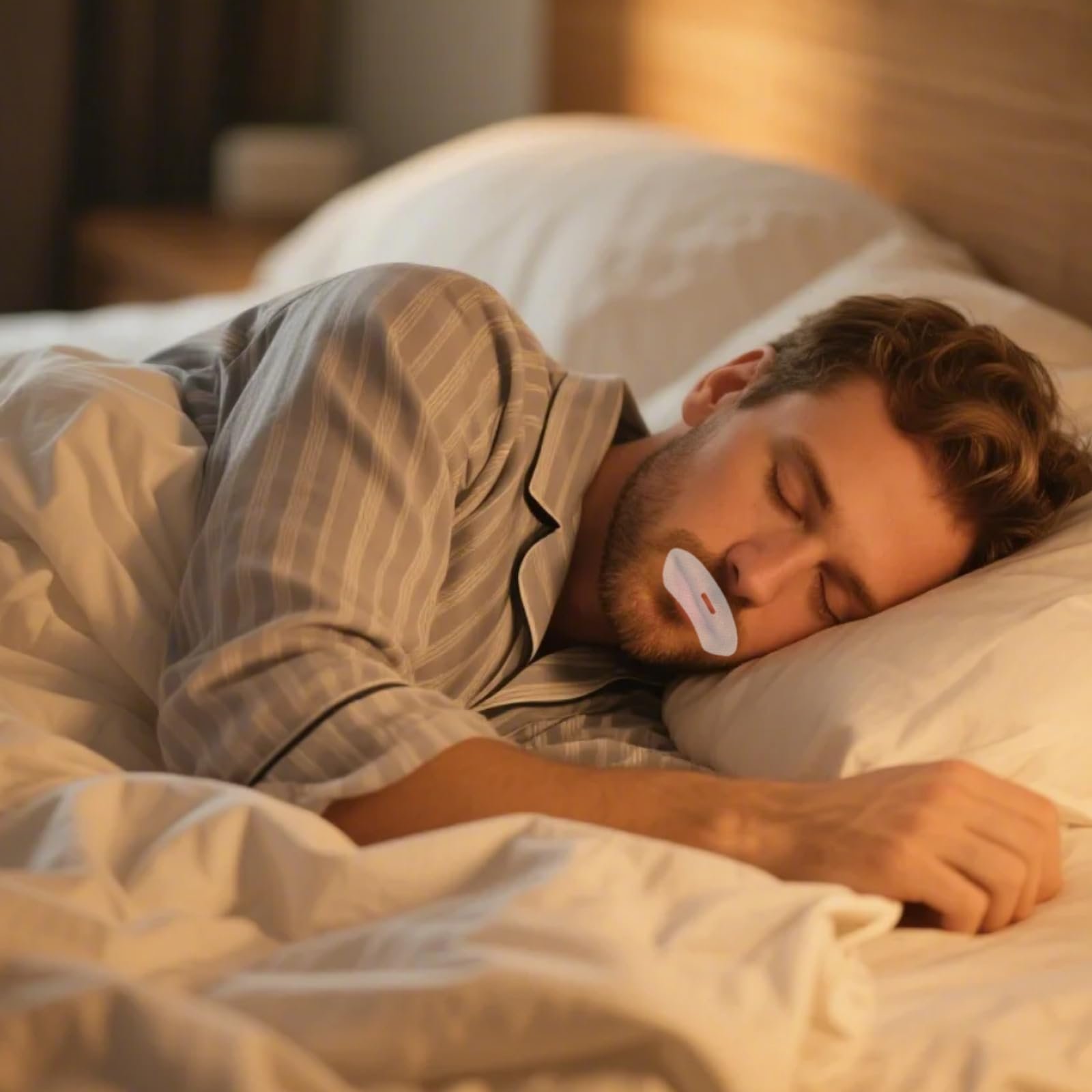 Пластир для рота від хропіння, 60 шт., тканина, для сну, фото №7