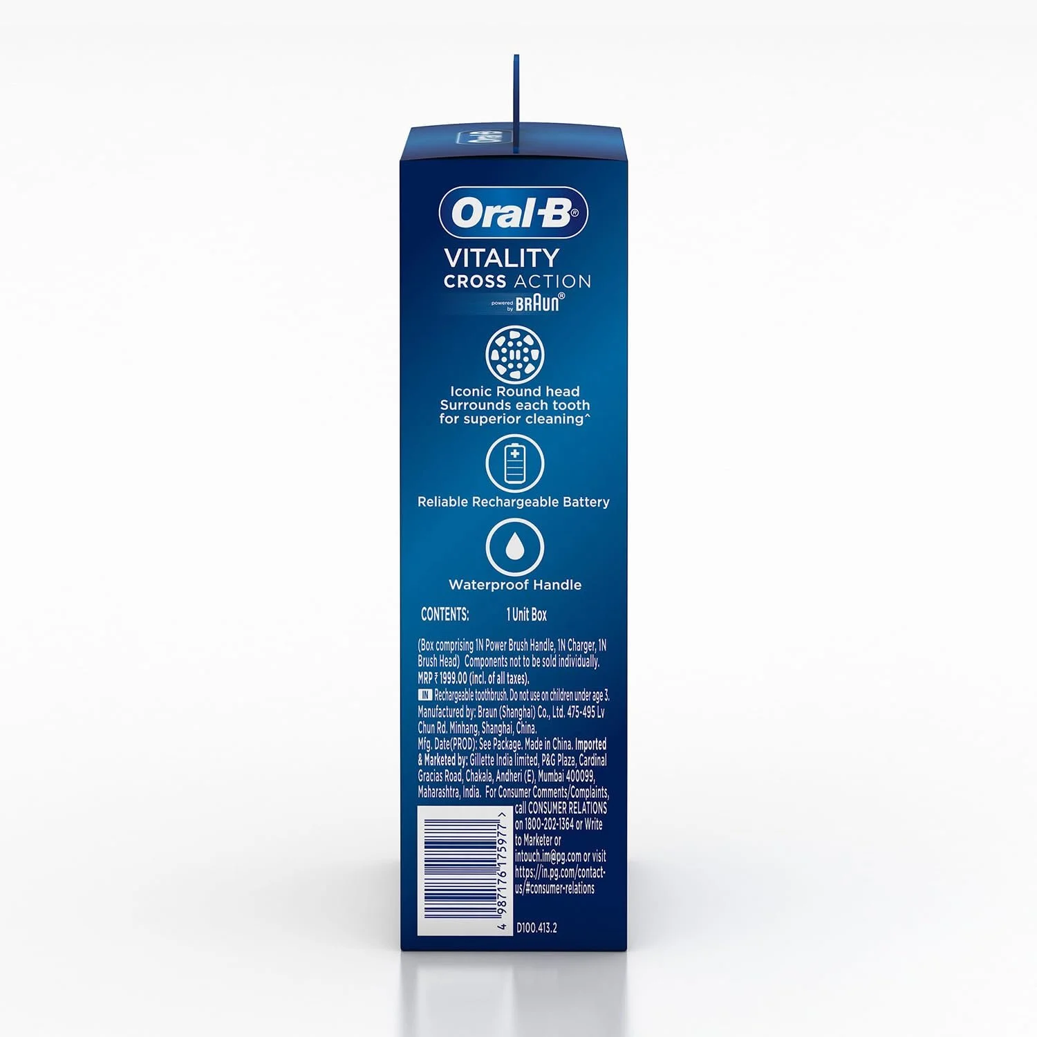 Электрическая зубная щетка ORAL-B Vitality 100 Cross Action Negro, фото №9