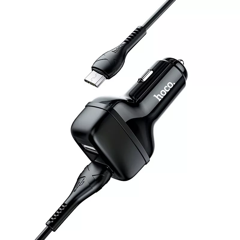 АЗУ Hoco Z36 (2USB/2.4A) MicroUSB, фото №3