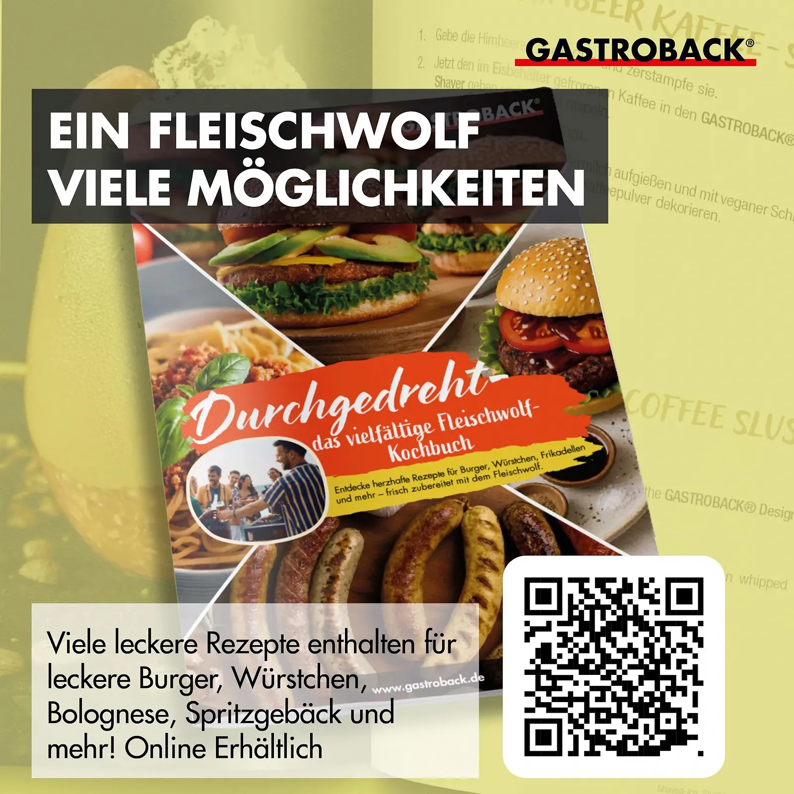 Электрическая мясорубка GASTROBACK 2500 Вт 6-в-1 Stainless Steel Touch Screen, фото №7