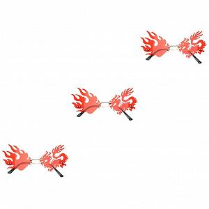 Окуляри Без оправи Вінтажний З драконом Стильний 3 шт. - Фото 1