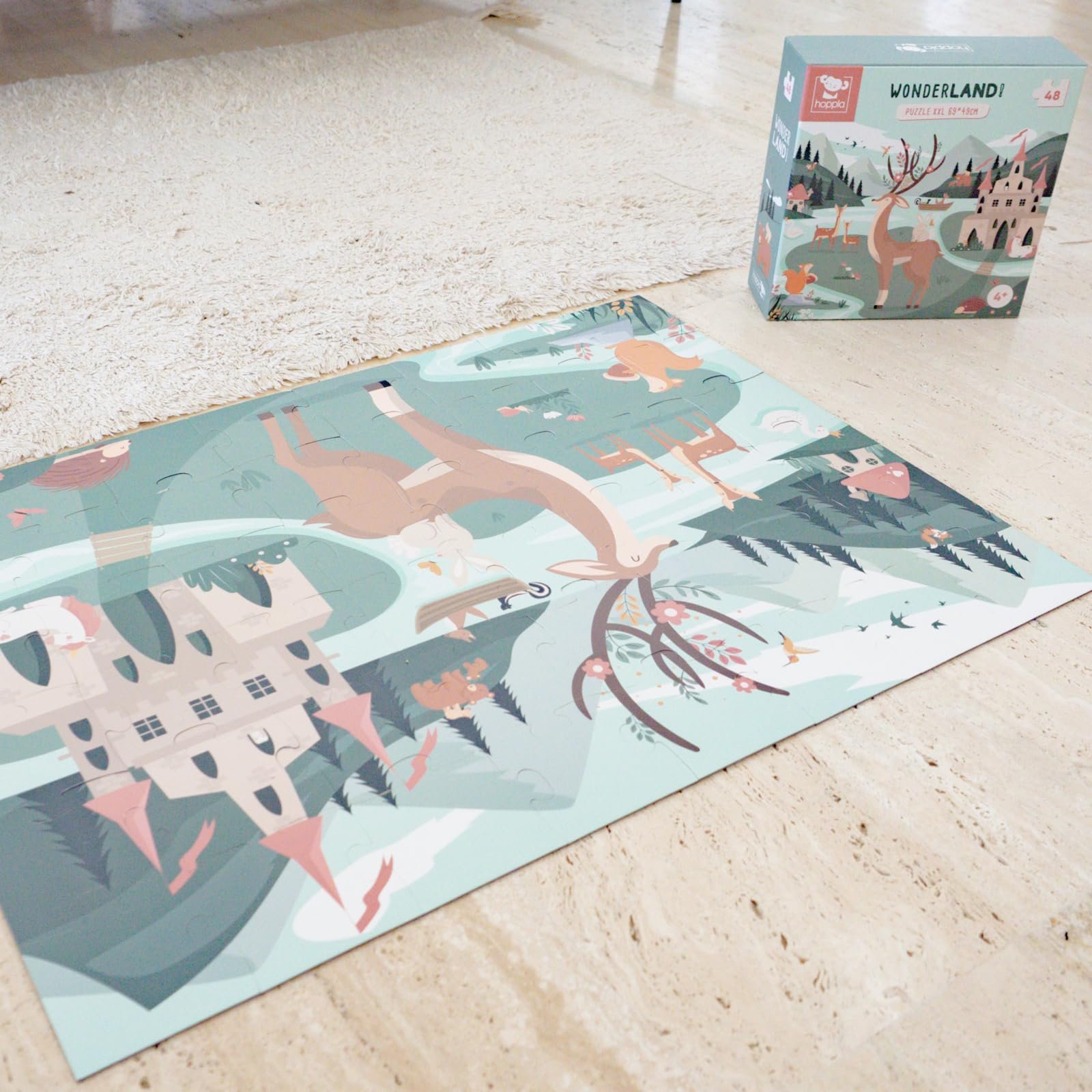 Пазл Hoppla Wonderland XL 48 деталей 69 x 49 см, фото №5
