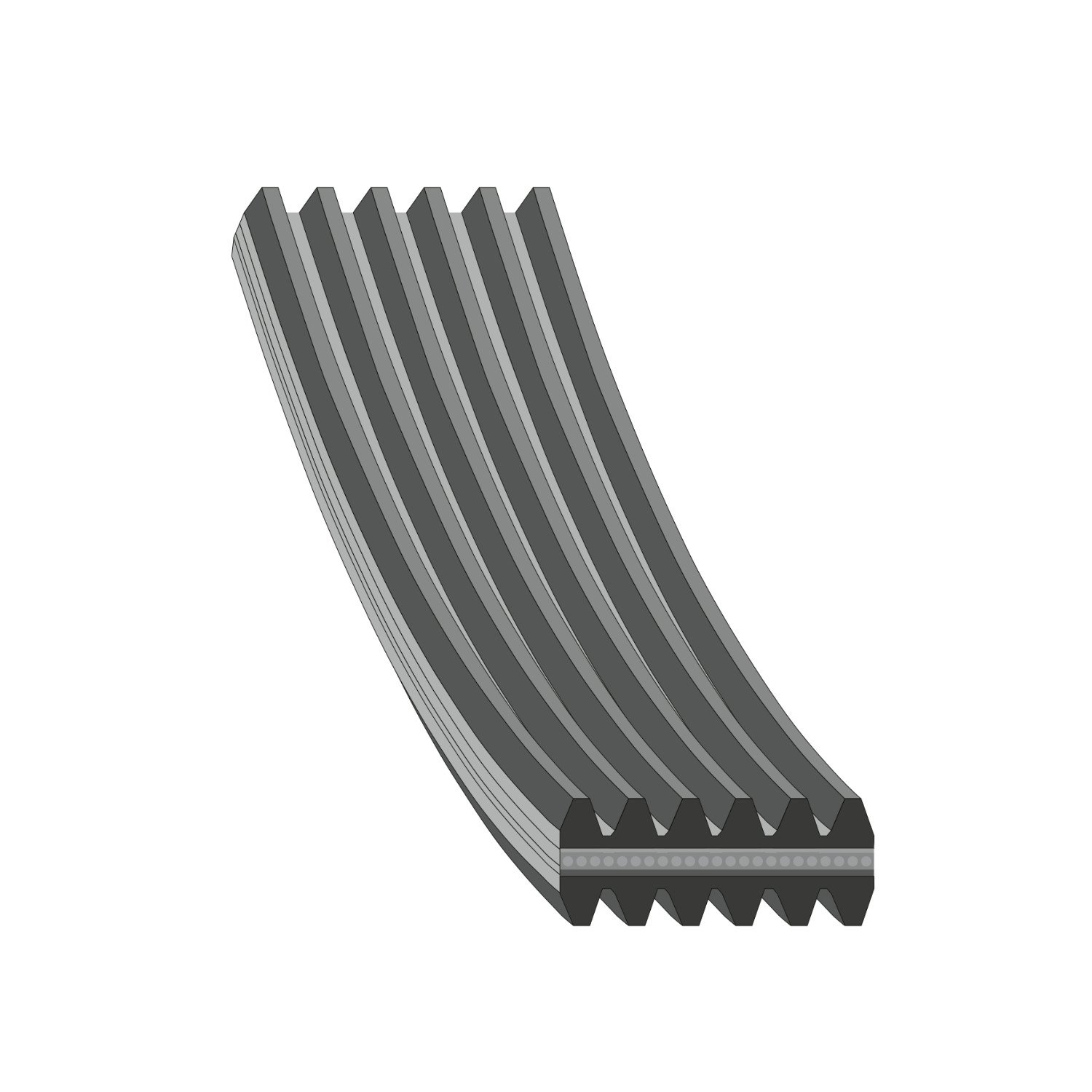 Поликлиновой ремень FEBI BILSTEIN 34461 для SEAT VW, для автомобилей с кондиционером, фото №1