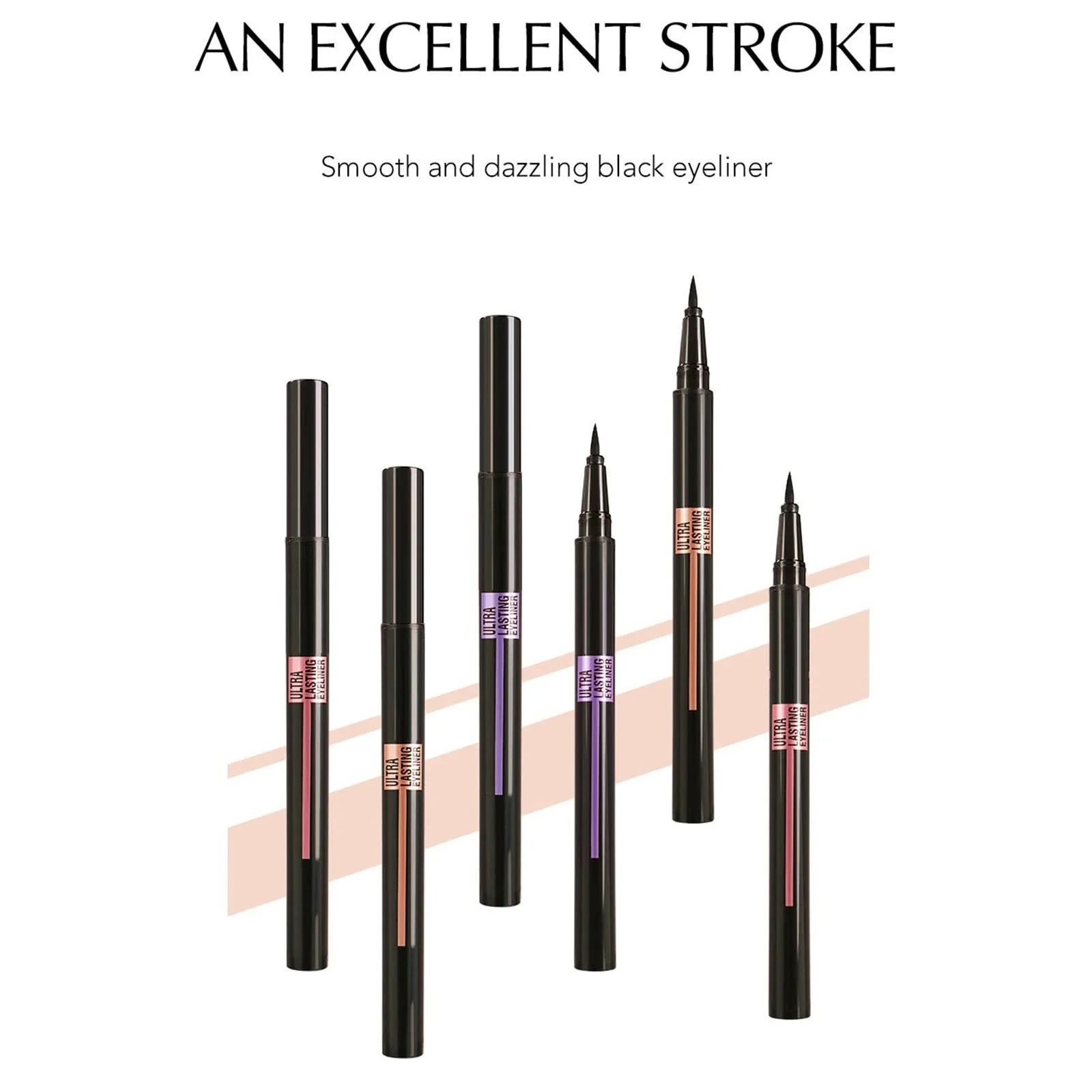 Рідка Підводка Luxury Beauty Rose Gold Bling Чорний, фото №3