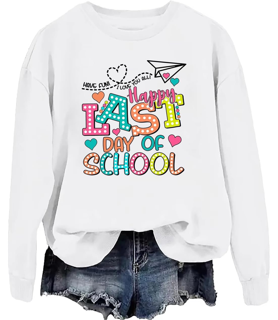 Толстовка Happy Last Day Of School Swear Shirt, фото №1