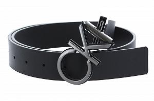 Ремень Calvin Klein Logo ADJ/REV CK Outlined Veg 35 мм W90 CK Black - Можно укоротить, CK Black synthetic.ua - Фото 1