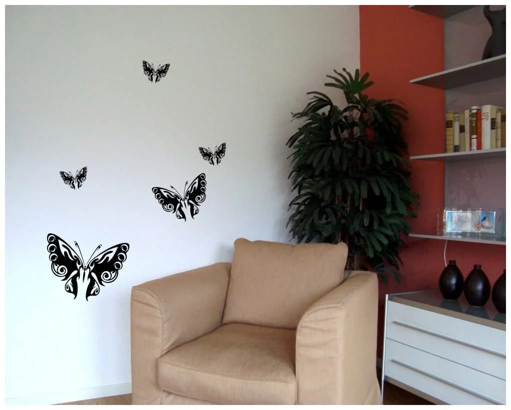 Наклейки на стіну Butterfly Набір 6 шт., фото №3