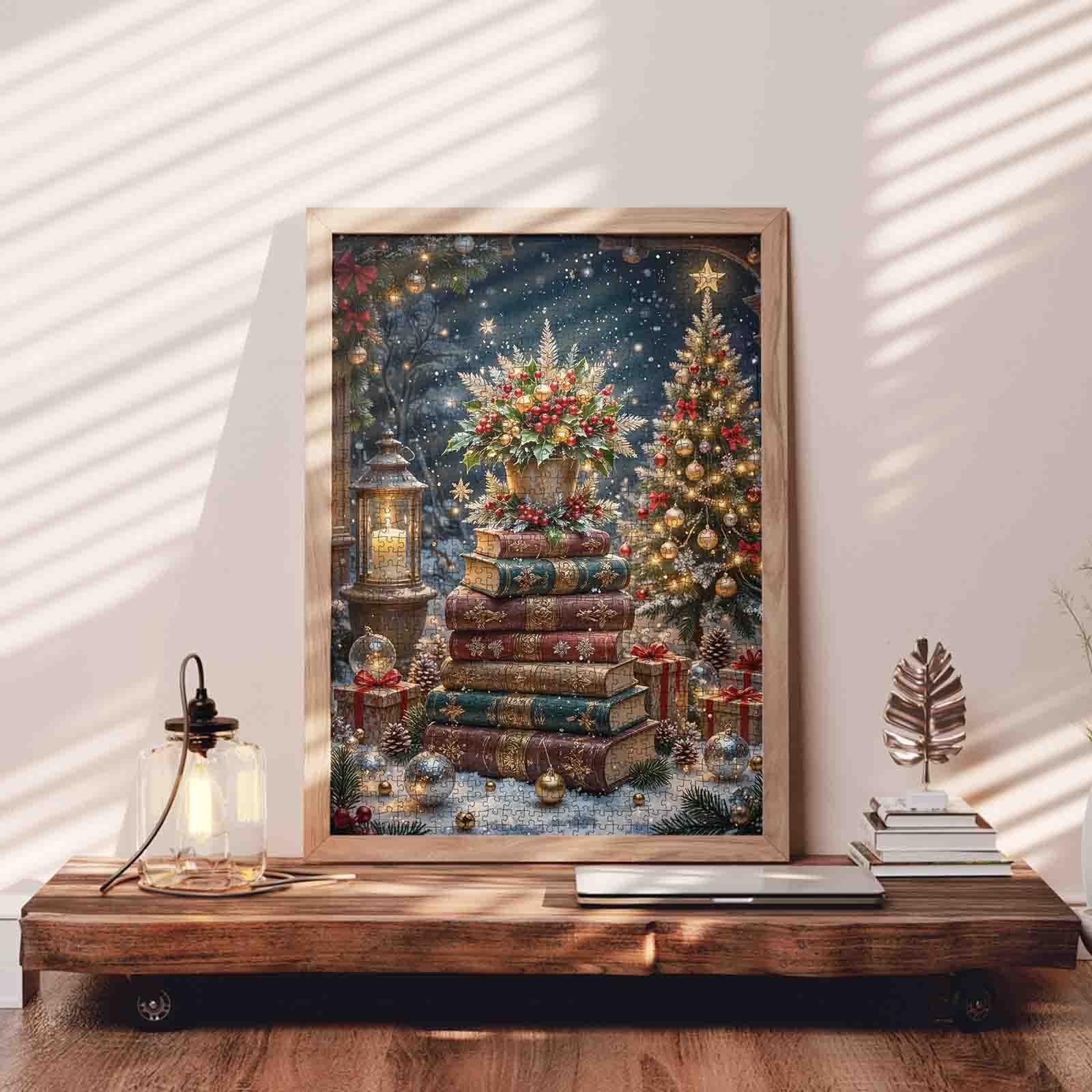 Пазл Christmas Books and Tree 1000 деталей 50 x 70 см, фото №3