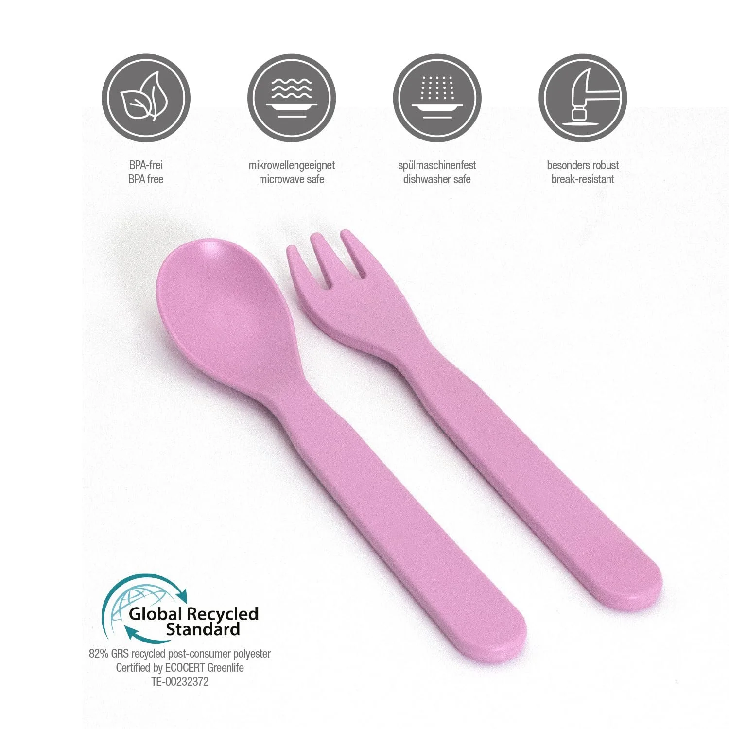 Детский Набор Столовых Приборов
Ökolution Пластиковый Набор Столовых Приборов 36 штук (18 вилок, 18 ложек) Прочный из переработанного пластика бензиновый, фото №4 Детский Набор Столовых Приборов
Ökolution Пластиковый Набор Столовых Приборов 36 штук (18 вилок, 18 ложек) Прочный из переработанного пластика бензиновый, фото №4