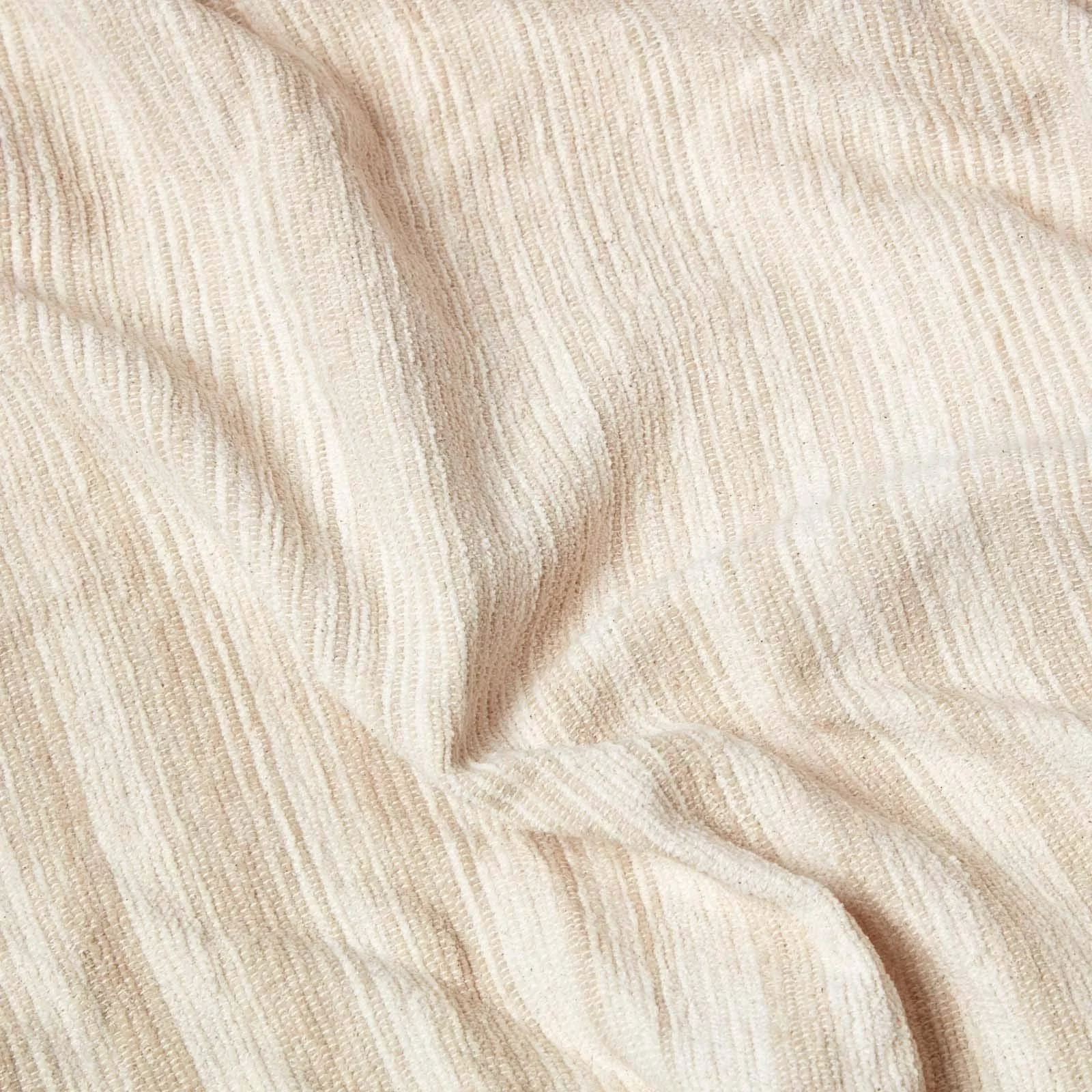 Покрывало на кровать/диван Homescapes Хлопковый синель Tie and Dye Бежевый 220 x 240 см, фото №4