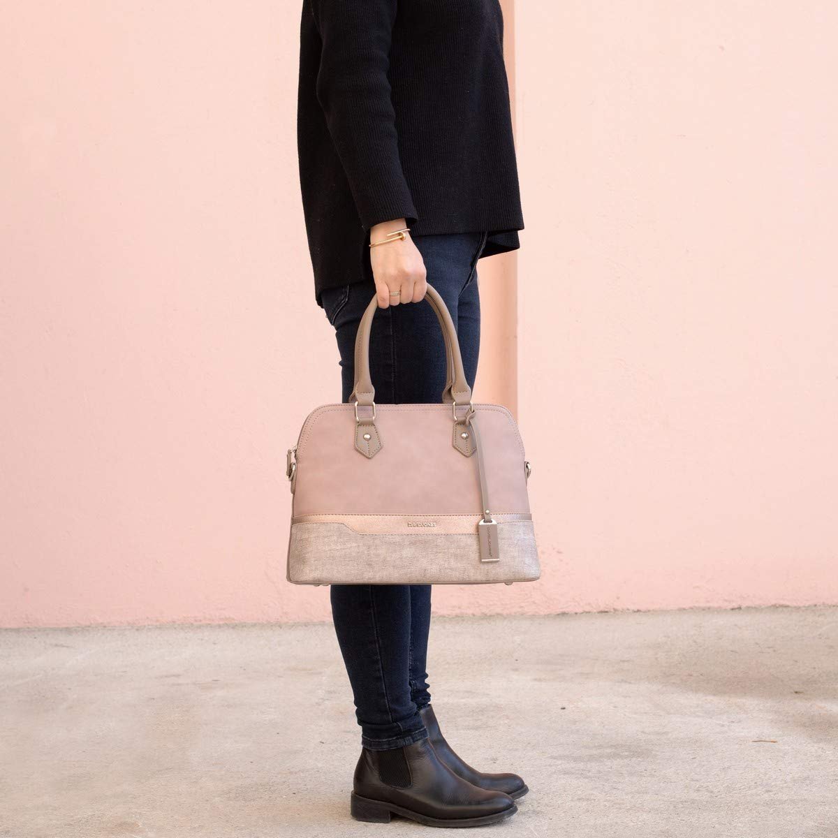 Сумка с верхней ручкой David Jones Bugatti Bowling, искусственная кожа, разноцветная, фото №3