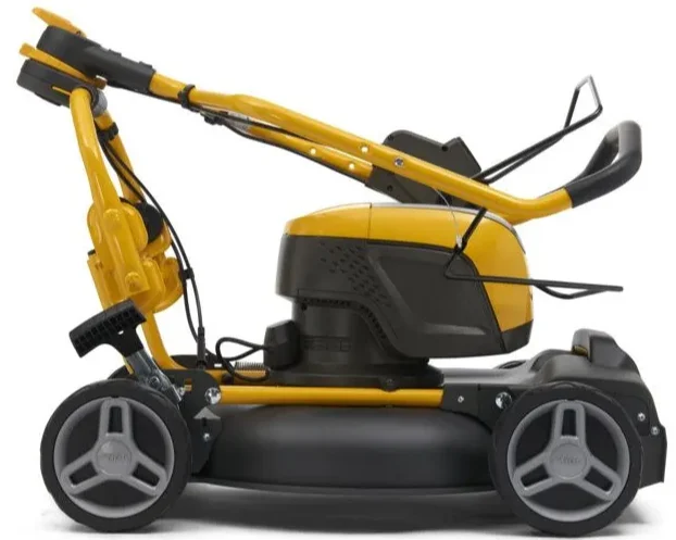 Акумуляторна газонокосарка Stiga Multiclip 547e Kit / 1300W / 48V 4Ah / до 500 м² / 45 см ширина скошування / Жовтий-чорний, фото №5