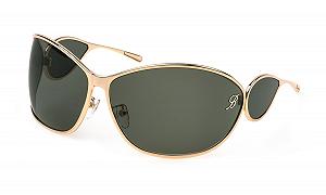 Сонцезахисні окуляри Blumarine SBM216 0300 Oro Rose Lucido Totale 99/14/100, сірий - Фото 1