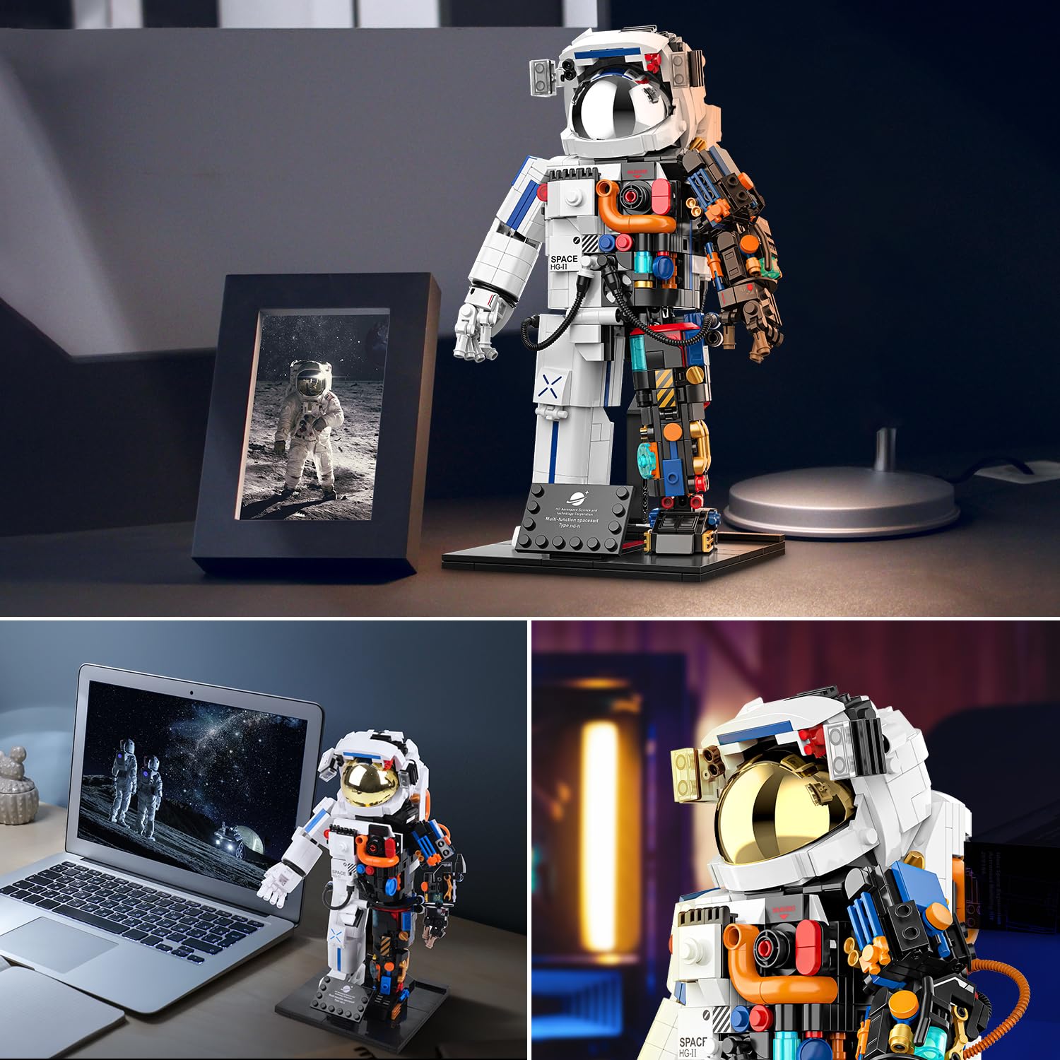 Конструктор HOGOKIDS Technik Space Astronaut 896 деталей, фото №8