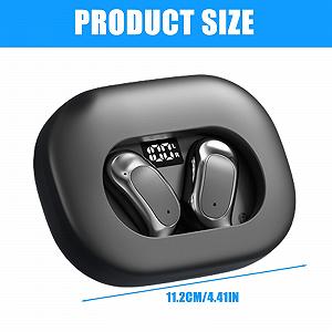 Наушники-переводчики AI Bluetooth 5.4 с сенсорным экраном, 144 языка, HiFi звук, LED индикатор уровня заряда батареи synthetic.ua - Фото 1