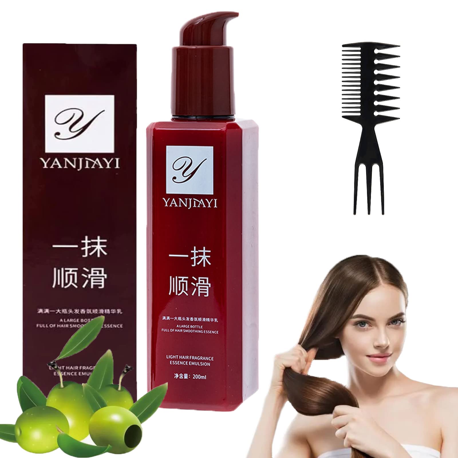 Кондиционер Yanjiayi Leave-in Treatment Hair Serum Nourishing Treatment Soft Smooth Repair Damage 1 шт., фото №1