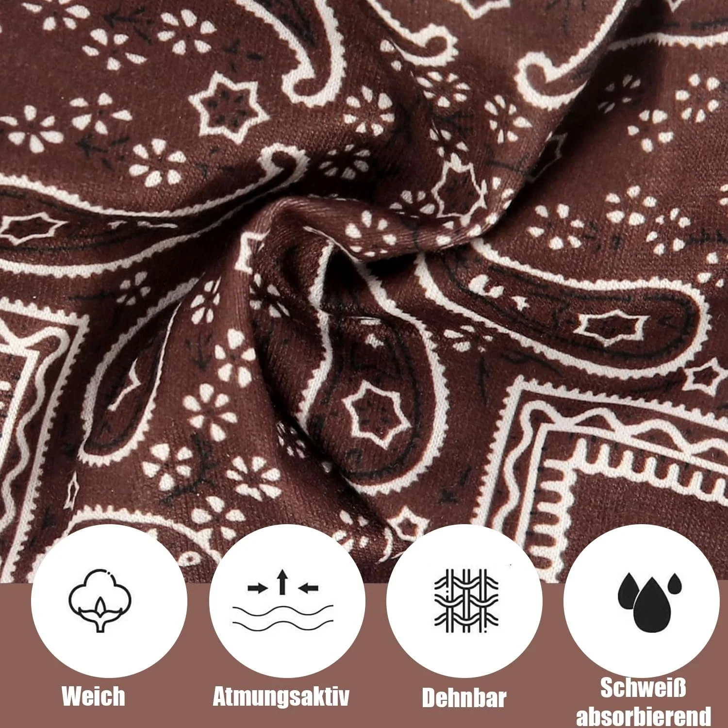 Пов'язка на голову Широка еластична тонка, фото №4