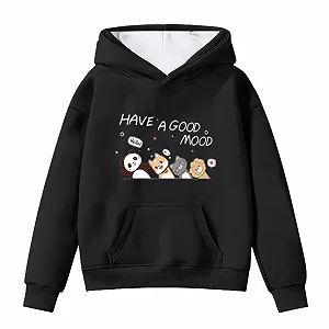 Девочки Худи Куртка Теплый свитшот с капюшоном Пуловер для девочек-подростков Осенний худи на молнии Детский худи - Фото 1