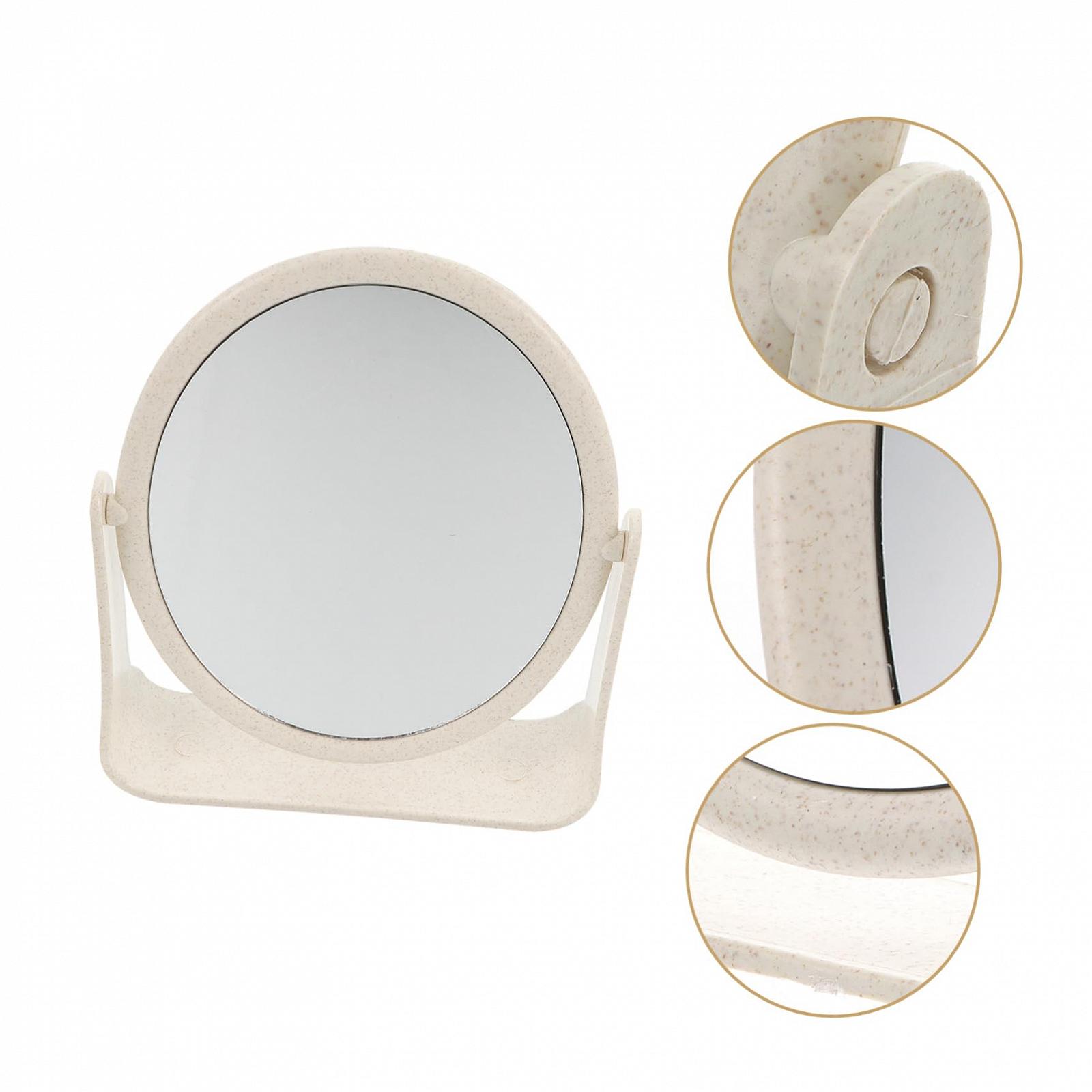 Зеркало Angoily 3x Поворотное Make-Up Зеркало в Ванной Комнате Круглое Зеркало Овальное Стекло Студенческое Белое Простое, фото №6 Зеркало Angoily 3x Поворотное Make-Up Зеркало в Ванной Комнате Круглое Зеркало Овальное Стекло Студенческое Белое Простое, фото №6
