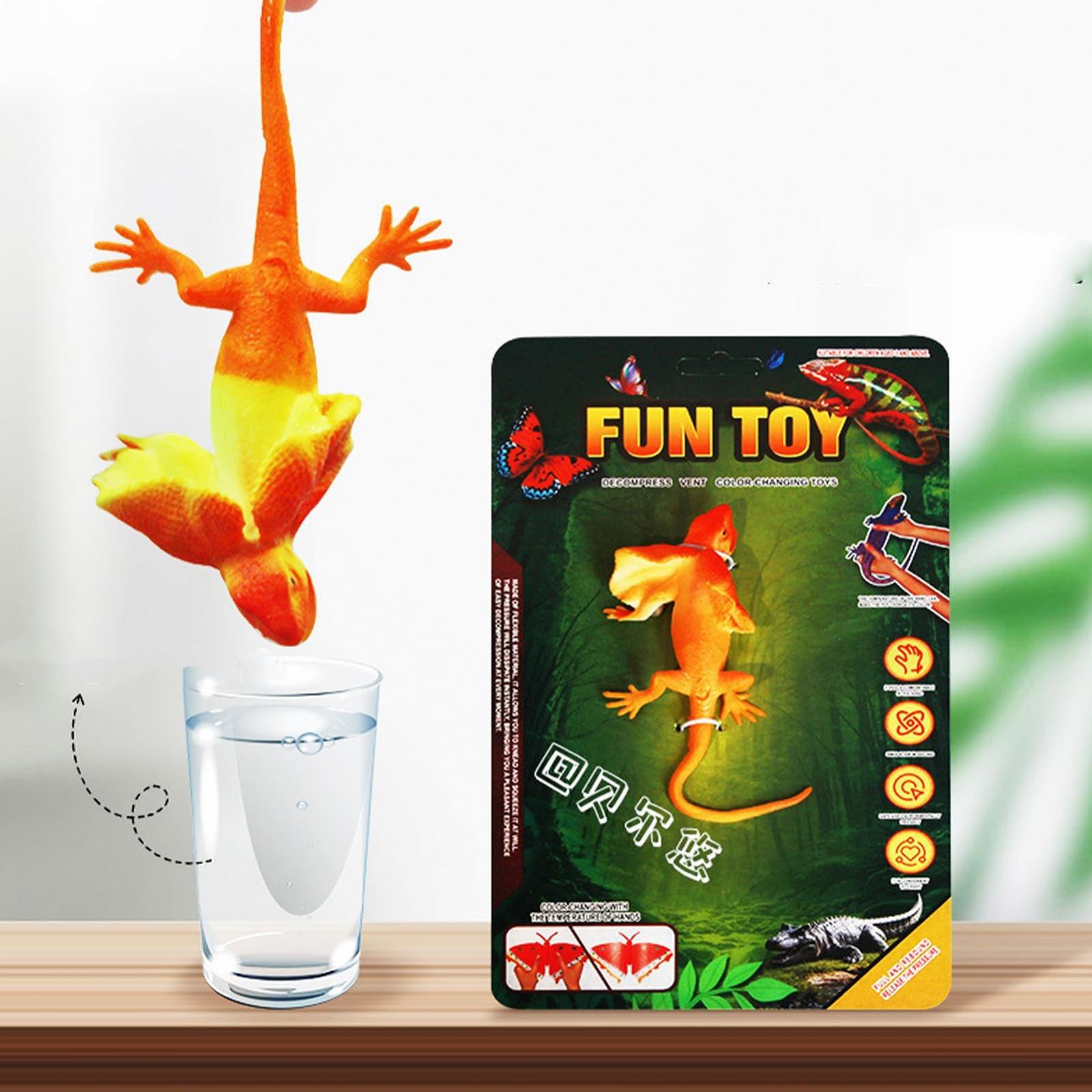 Іграшка для ванни Ящірки, що змінюють колір, 6 шт., фото №9