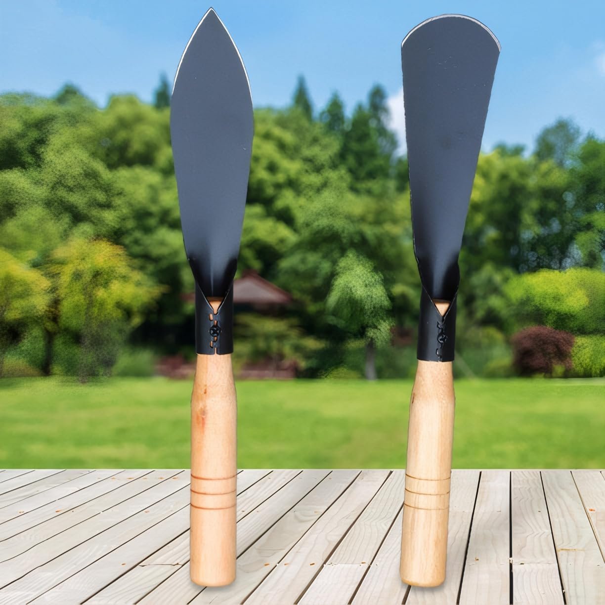 Набор совков для сада 2 шт HSYTEK для посадки и пересадки растений, фото №4