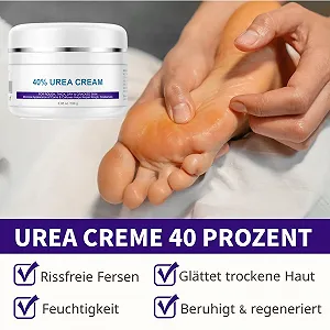 Крем для ног Urea Cream 40% от мозолей и трещин для сухой кожи стоп, рук и локтей synthetic.ua - Фото 1