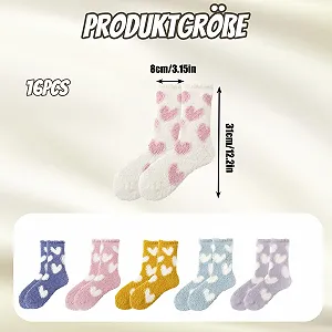 Носки Домашние Теплые Цветные 39-42 (6 пар) synthetic.ua - Фото 1