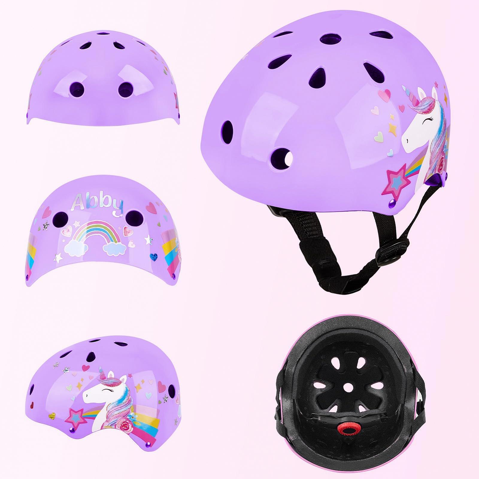 Детский Шлем Unicorn Helmet Unicorn Castle Регулируемый для Велосипеда, Скейтборда, Самоката, Катания на Роликах, 3-8 лет, фото №6