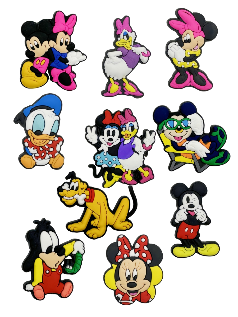 Джибитсы Микки Маус Mickey Mouse Дисней Jibbitz 10 шт аксессуары Крокс украшение Dz_134_2, фото №1