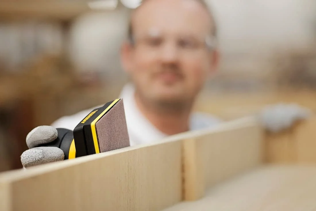 Шліфувальна стрічка Mirka Abranet на липучці / 93 x 180 мм / P120 / 50 шт. / Коричневий, фото №4