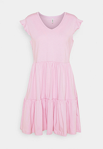 Сукня ONLMAY LIFE CAP SLEEVES FRILL DRESS NOOS 15226992 Orchid Bouquet ONLY Бузковий XS - Фото 1