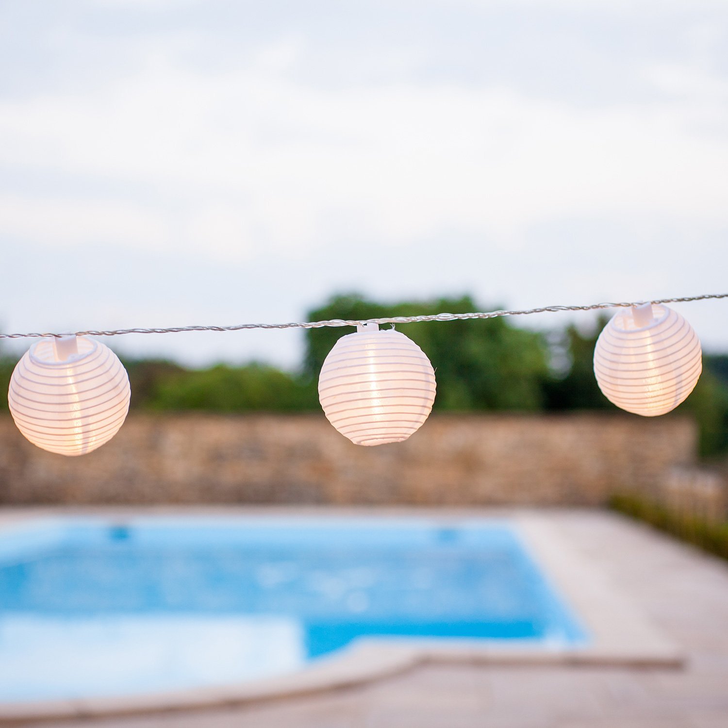 Світлодіодна гірлянда Ліхтар Warm White Bubble Lights 20 LED, фото №2