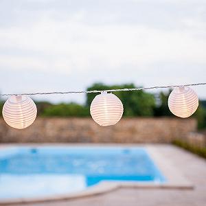 Світлодіодна гірлянда Ліхтар Warm White Bubble Lights 20 LED synthetic.ua - Фото 1