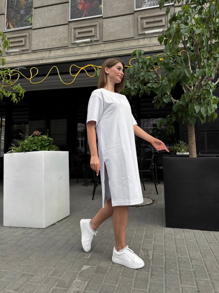 Сукня базова Reload білий, фото №3