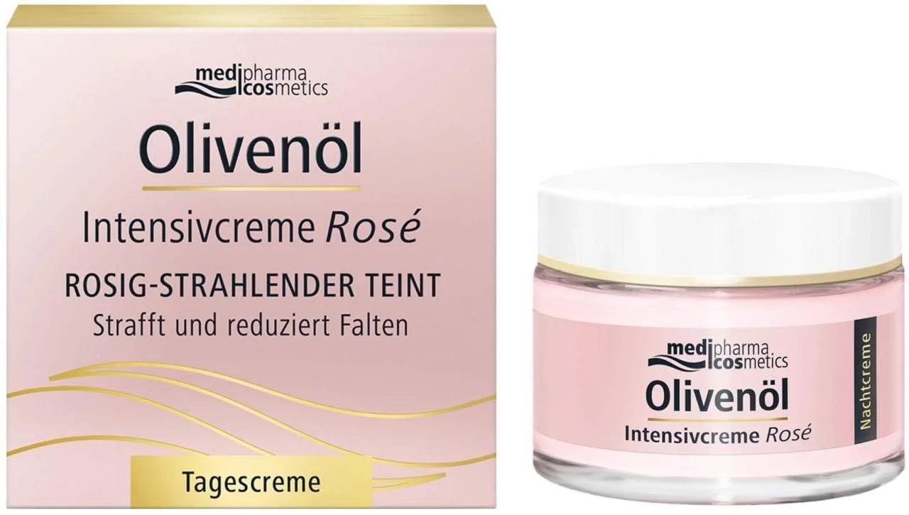 Денний крем Medipharma Cosmetics Olive Oil Intensive Rose 50 мл + Нічний крем 15 мл, фото №1 Денний крем Medipharma Cosmetics Olive Oil Intensive Rose 50 мл + Нічний крем 15 мл, фото №1