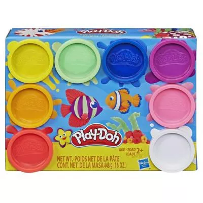Набор для творчества Hasbro Play Doh 8 цветов Радуга E5044_E5062, фото №1