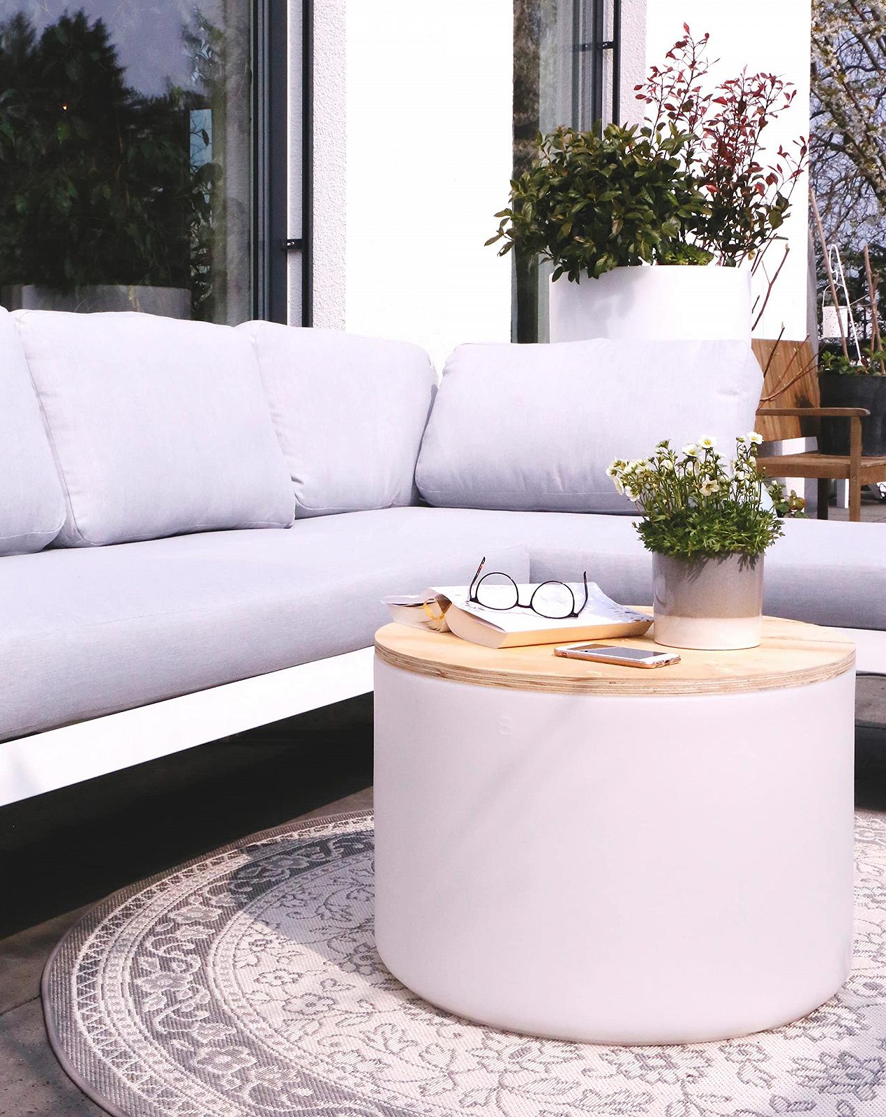 Світлове кашпо 8 seasons Design Shining Elegant Pot XM LED 59 x 39 см з функцією зміни кольору (15 кольорів) Біле, фото №4