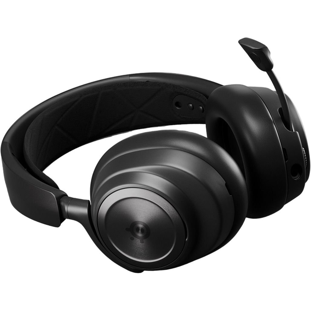 Геймерские беспроводные наушники SteelSeries Arctis Nova Pro Wireless / Bluetooth / Радиоканал / ANC / ENC / Быстрая зарядка / До 44 часов работы / Black (61520), фото №5
