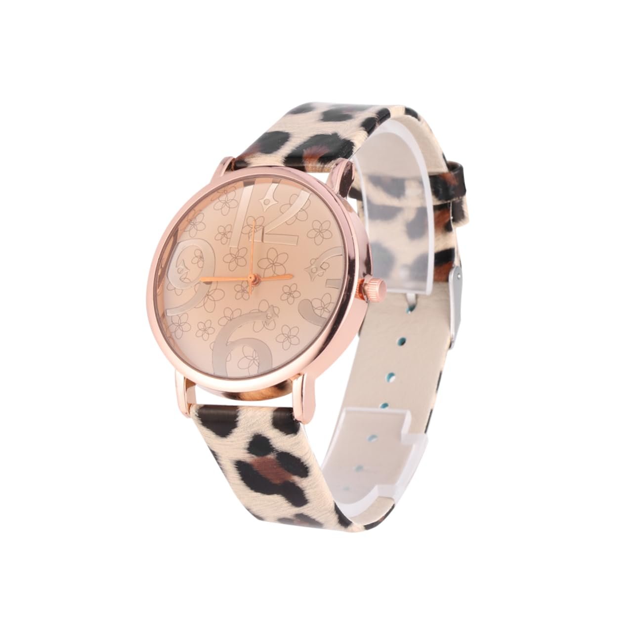 Цифровые часы LIFKOME Женские Часы с PU кожаным ремешком Белый, фото №1