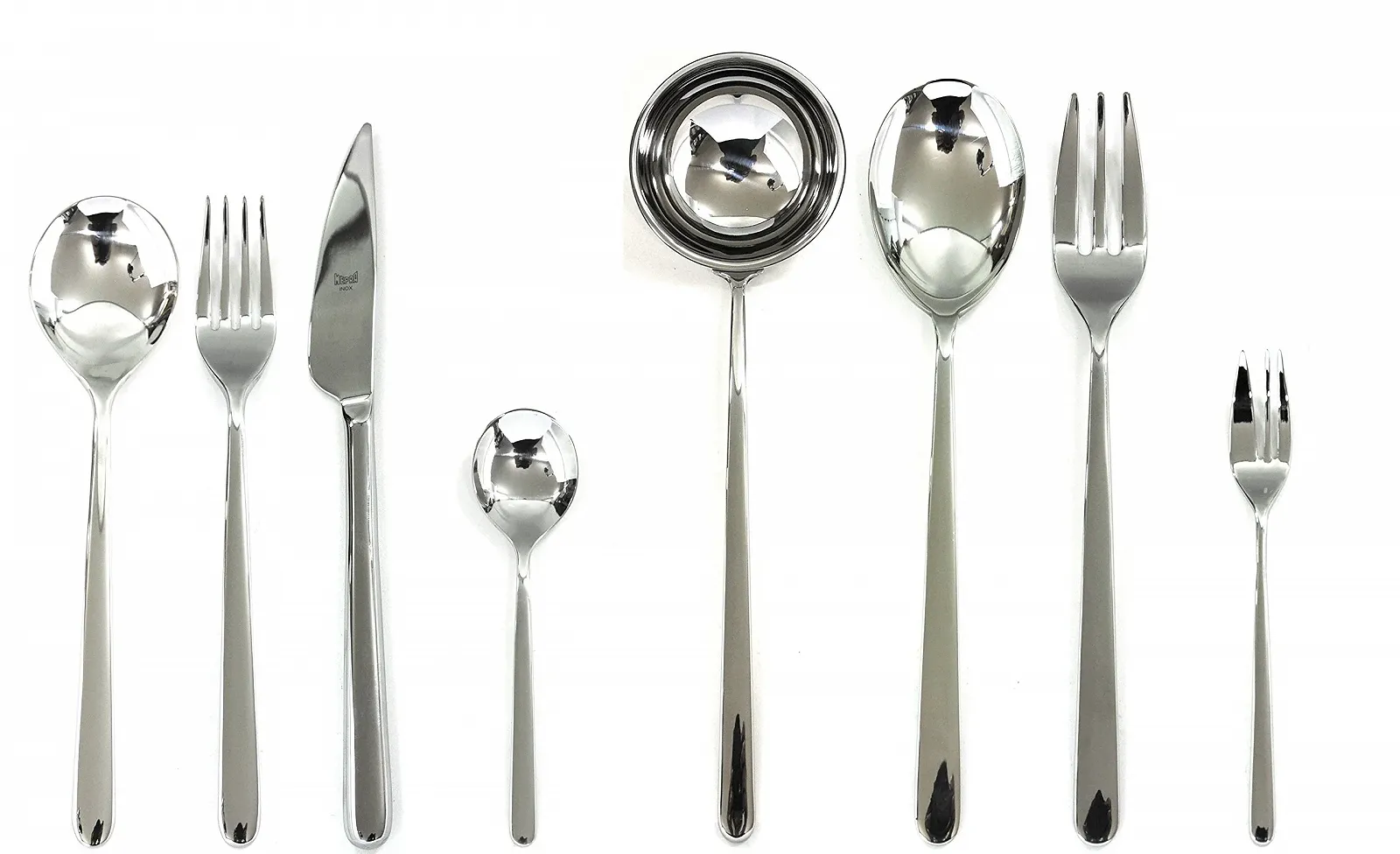 Набір столових приборів Mepra Linea, срібний, фото №1 Набір столових приборів Mepra Linea, срібний, фото №1