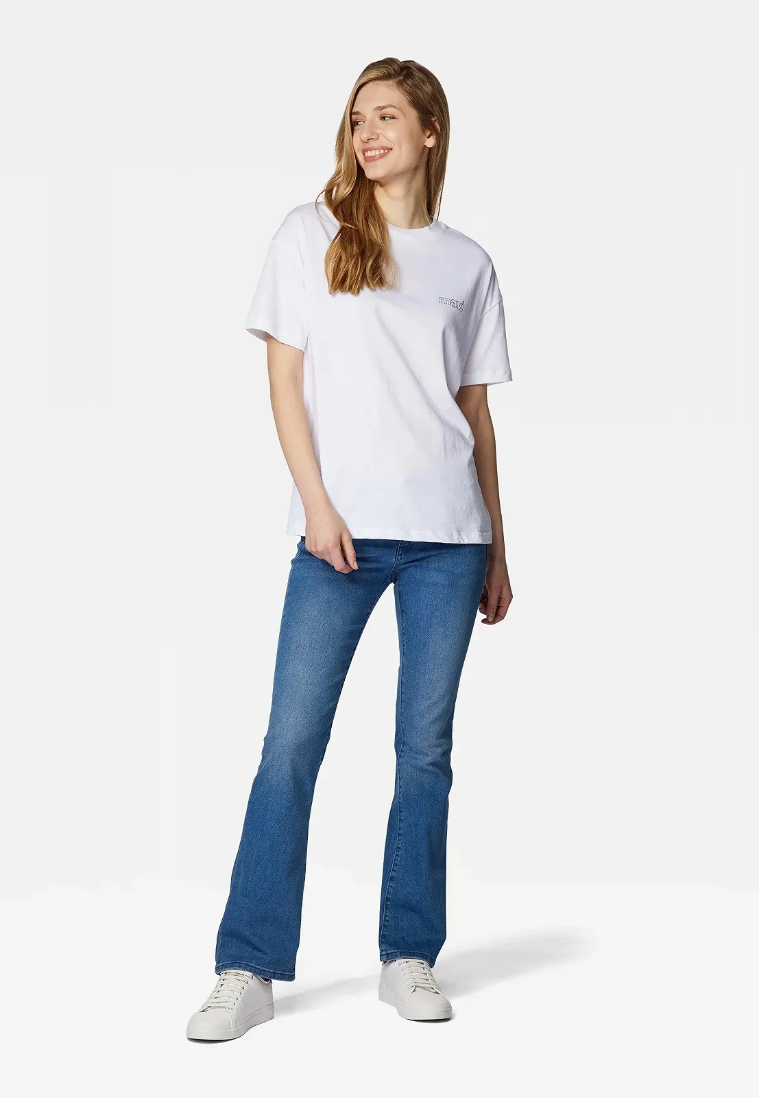 Женская футболка MAVI Short Sleeve Top White - XS, фото №2 Женская футболка MAVI Short Sleeve Top White - XS, фото №2