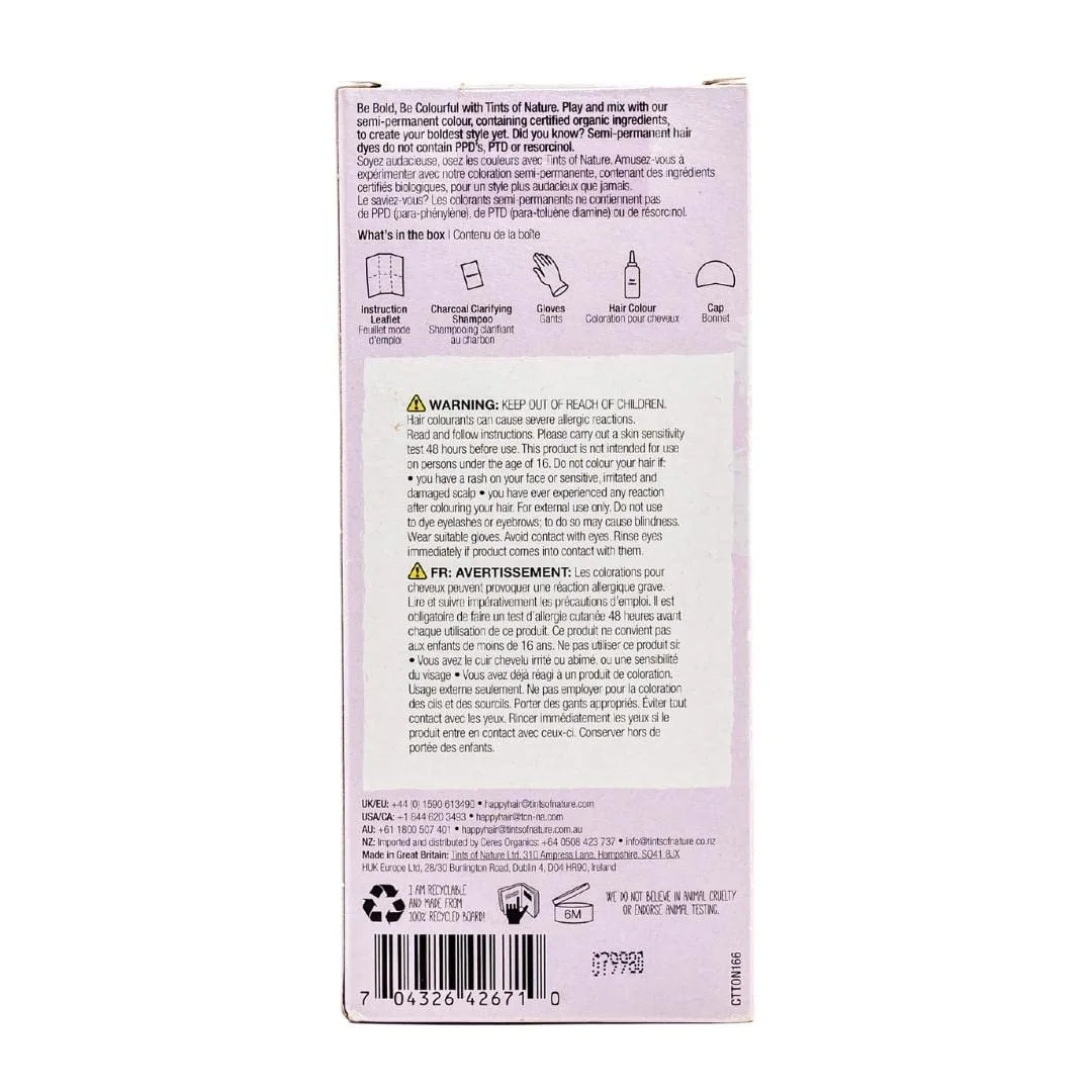 Полуперманентная краска для волос Tints of Nature Bold Colour Фиолетовый, 70 мл, фото №3 Полуперманентная краска для волос Tints of Nature Bold Colour Фиолетовый, 70 мл, фото №3