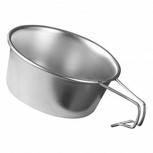 Миска HONMEET из нержавеющей стали для кемпинга, походная посуда с ручкой, кружка для воды - Фото 1