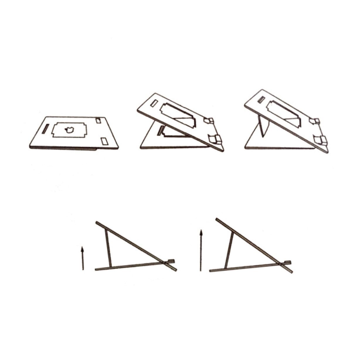 Подставка для ноутбука Holz Портативная Легкая Деревянная Для офиса Спальни Дома, фото №3