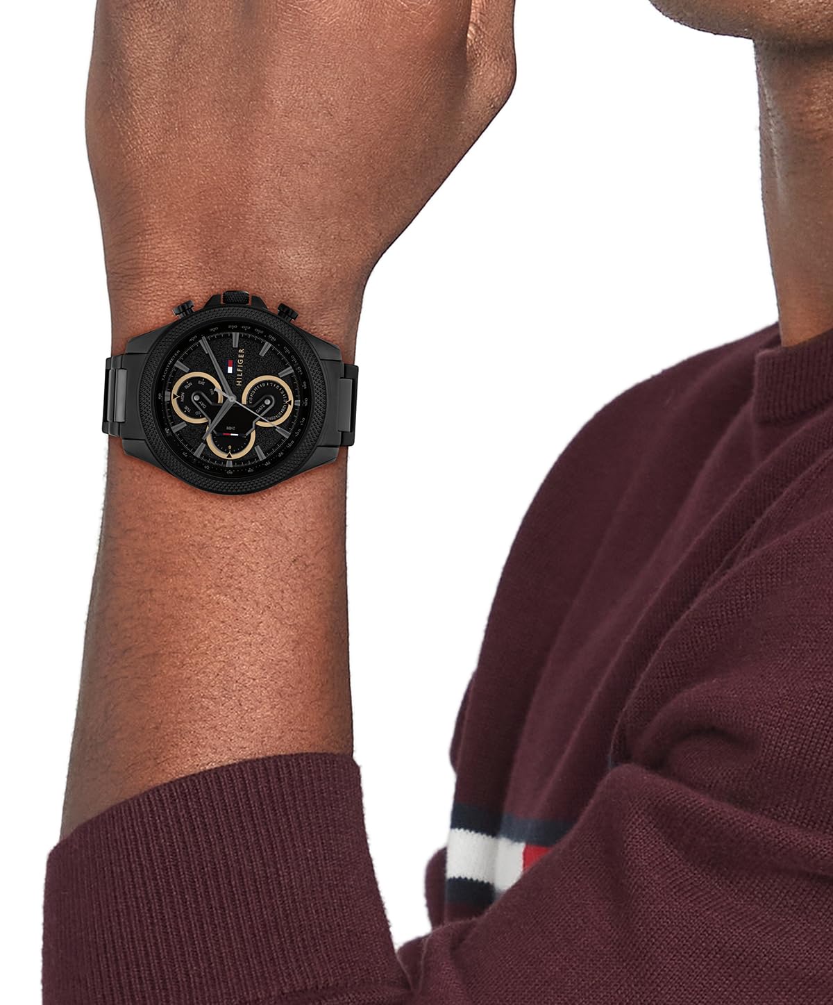 Часы Tommy Hilfiger Multi Dial Quartz для мужчин с ремешком из нержавеющей стали, фото №4