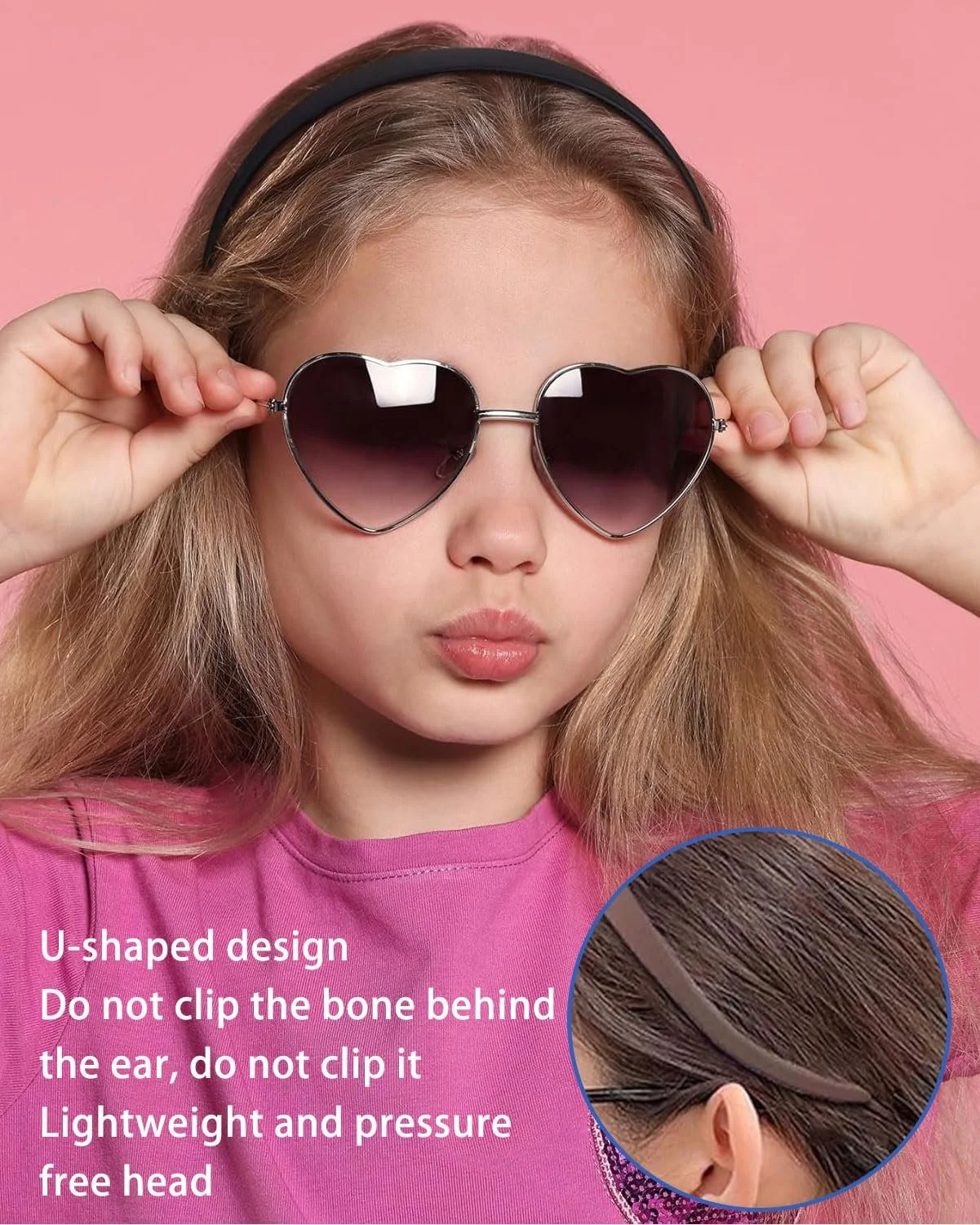 Обруч Зигзаг с зажимами, Тонкий, фото №5