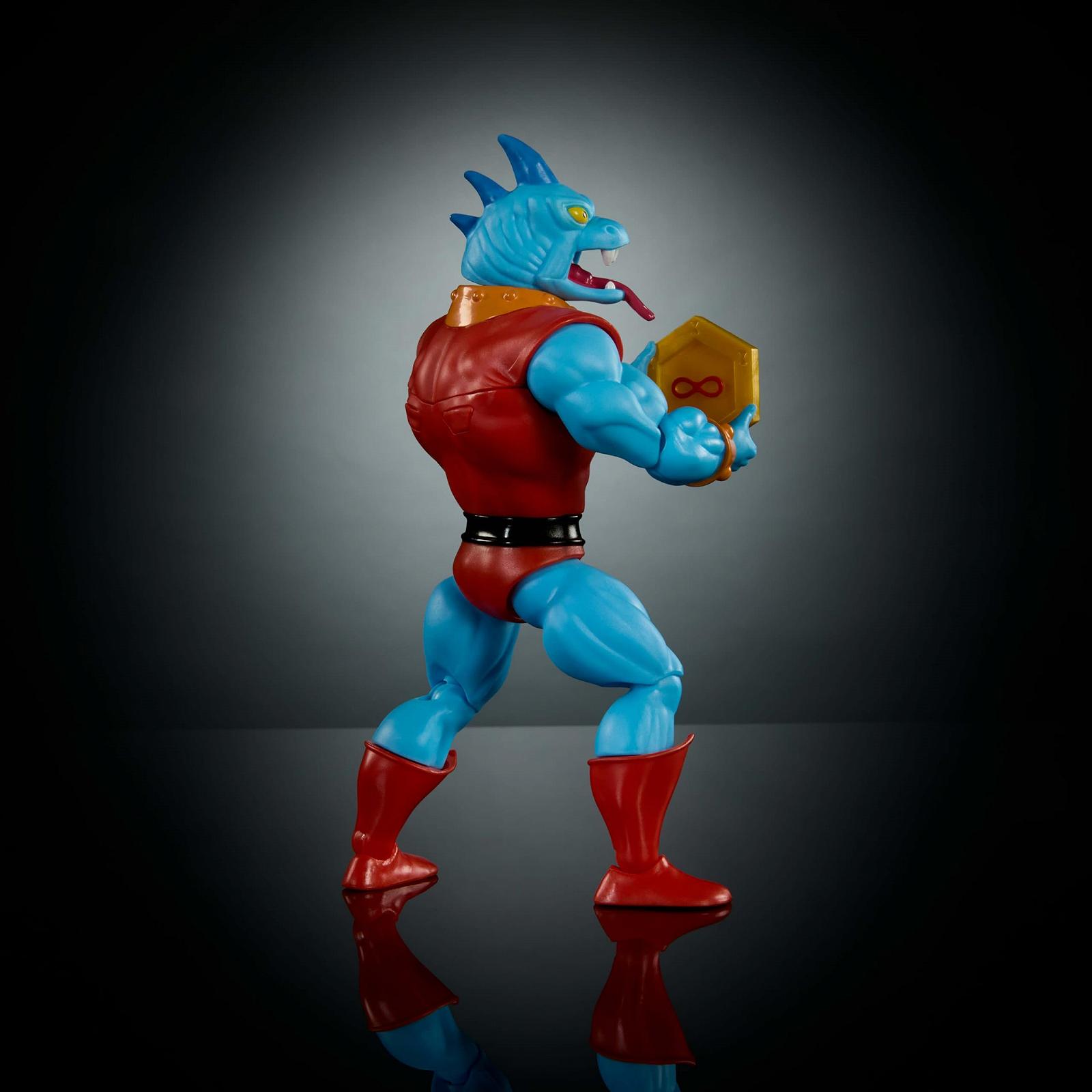 Фігурка Fang Man Masters of The Universe Origins JBM91, 14 см, лиходій з ТБ 1980-х, з іклами та аксесуарами, фото №5