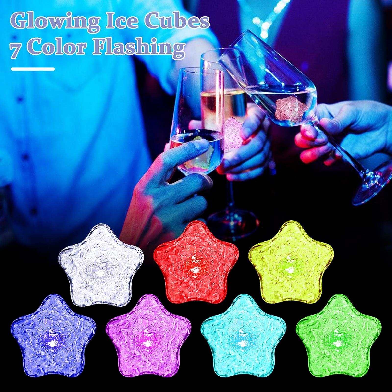 Іграшка для ванни Зірка LED Барвиста, 12 шт, фото №5