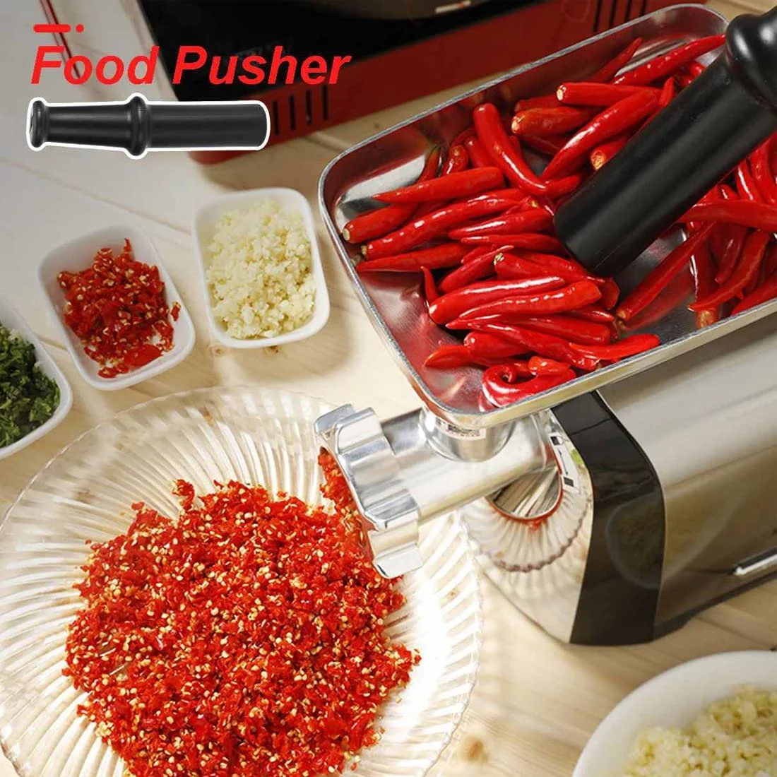 Мясорубка электрическая SOKANY SK-088 3200 Вт с 3 дисками и насадками для колбас и кеббе Silver/Black, фото №8 Мясорубка электрическая SOKANY SK-088 3200 Вт с 3 дисками и насадками для колбас и кеббе Silver/Black, фото №8